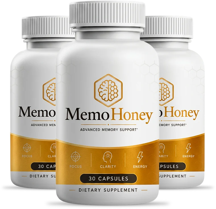 MemoHoney memory and focus support three-bottle package